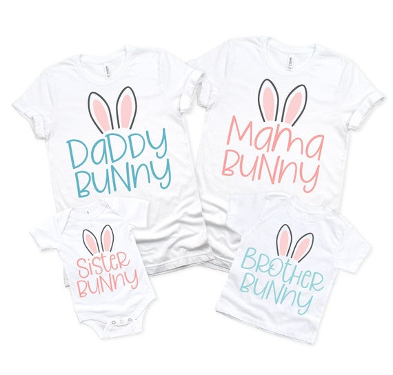 Matching Easter Family Shirts, Dad and Baby Matching Tshirts, Easter Gift for Family by Pravda