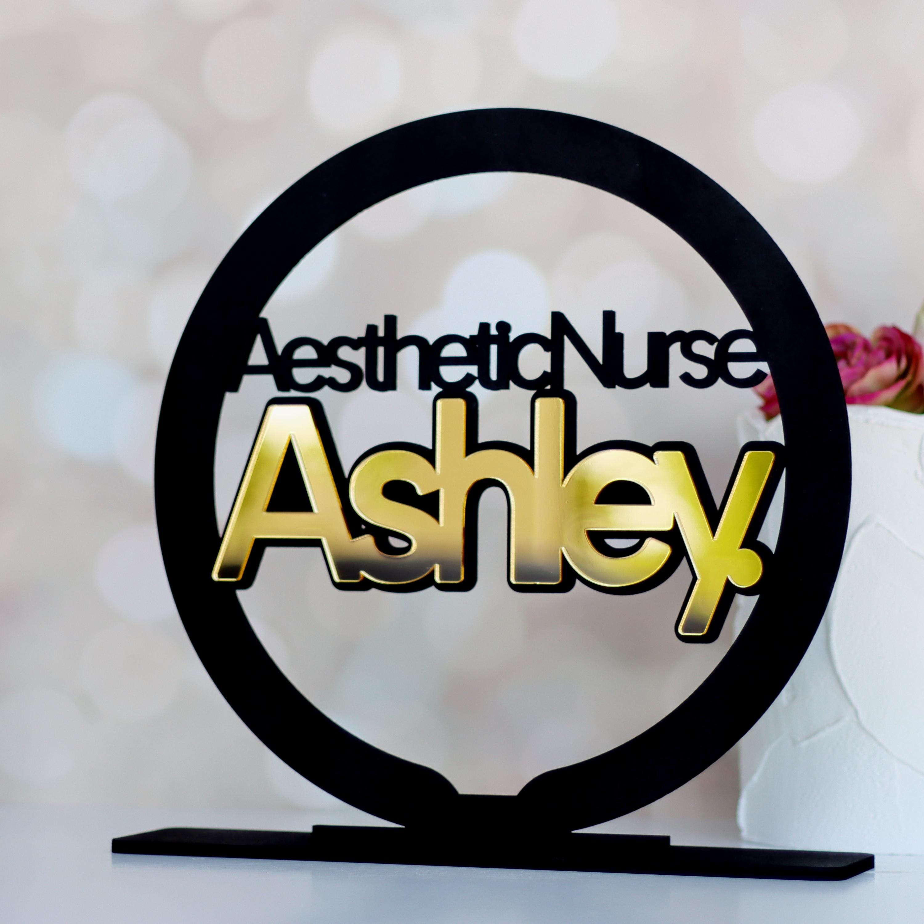 Personalized Corporate Event Centerpiece: Wooden Logo Display & Acrylic Table Sign for Business Branding