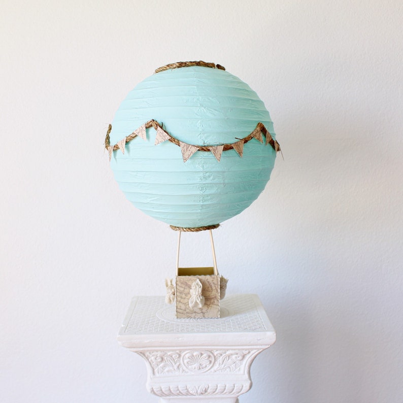 Hot Air Balloon Centerpiece Decoration Travel Theme Etsy