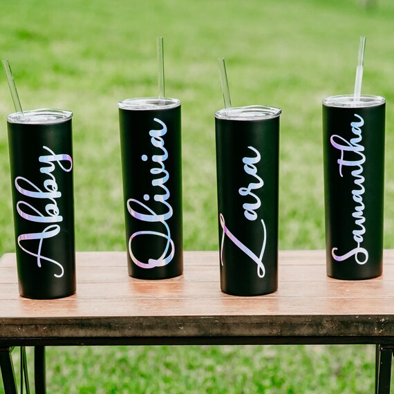 Personalized Tumbler with Straw, Custom Name Tumbler, Personalized Gift