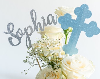 Baptism Decorations, Baptism Centerpieces, Bautizo Centerpiece, Christening Decorations, Baptism Decorations for Boy or Girl