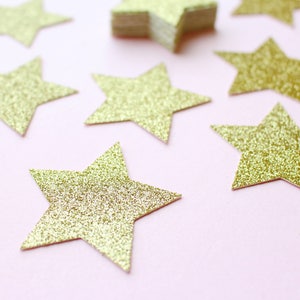 Twinkle Twinkle Little Star - Star Confetti - Gold Stars - Star Birthday  confetti - Confetti - Star Birthday - Star Baby Shower - XLARGE 3"