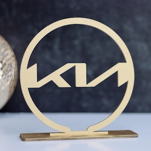 Custom Wooden Logo Centerpiece: Corporate Event Table Sign