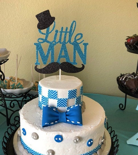 Little Man Cake Topper Little Man Baby Shower Little Man | Etsy