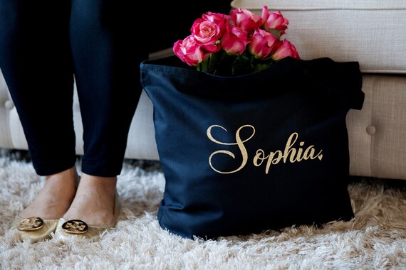 Bridal Tote Bag, Bridesmaid Tote Bag with zipper, Personalized Bride Tote Bag, Wedding Tote Bag, Wedding Party Gifts, Custom Wedding Gifts Il_570xn