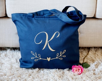 Bridal Tote Bag, Bridesmaid Tote Bag with zipper, Personalized Bride Tote Bag, Wedding Tote Bag, Wedding Party Gifts, Custom Wedding Gifts