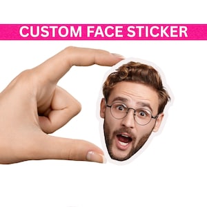 Custom Face Stickers: Funny Waterproof Photo Stickers