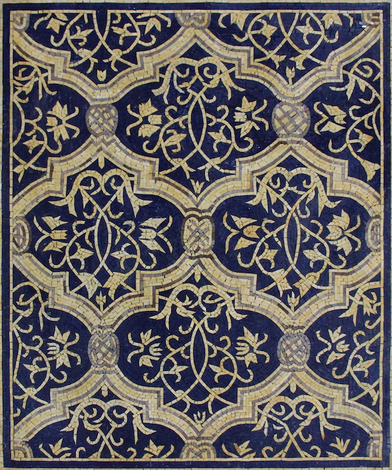 WALLPAPER Pattern Elizabethan Rug 42x50 Design | Etsy