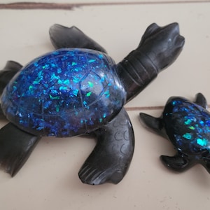 Sea Turtle Resin Art, Turtle, Resin Art, Resin Sea Creatures, Sea Turtle, Turtle Knick Knack