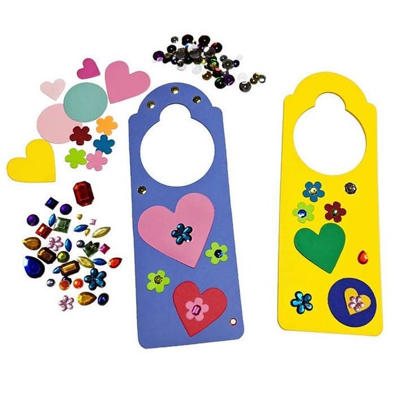12 Door Hanger Crafts for Children. Craft Kits for Kids. Make Etsy