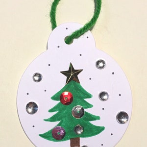 24 holiday ornaments craft. Holiday gift tags. Christmas | Etsy