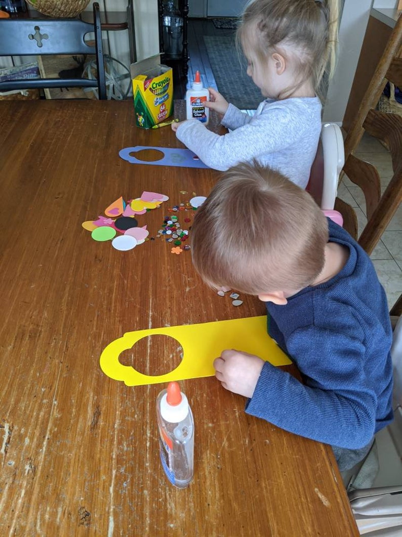12 Door Hanger Crafts for Children. Craft Kits for Kids. Make Etsy