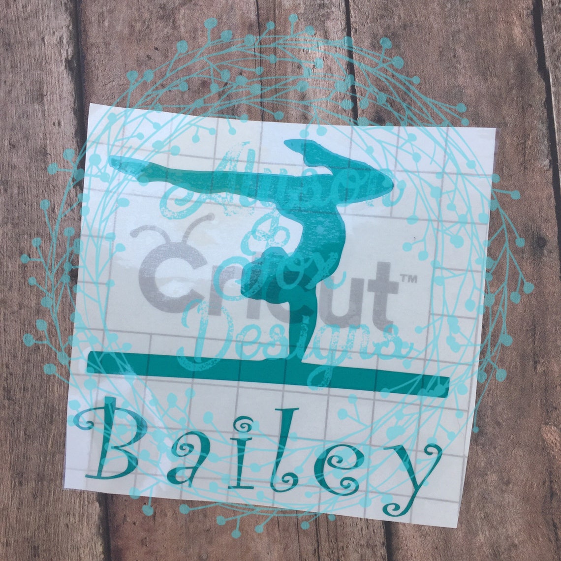 Gymnast Decal Etsy