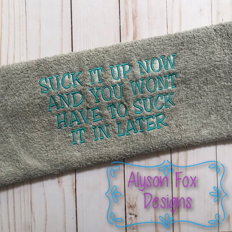 Gym Towels with Motivational Quote | Etsy