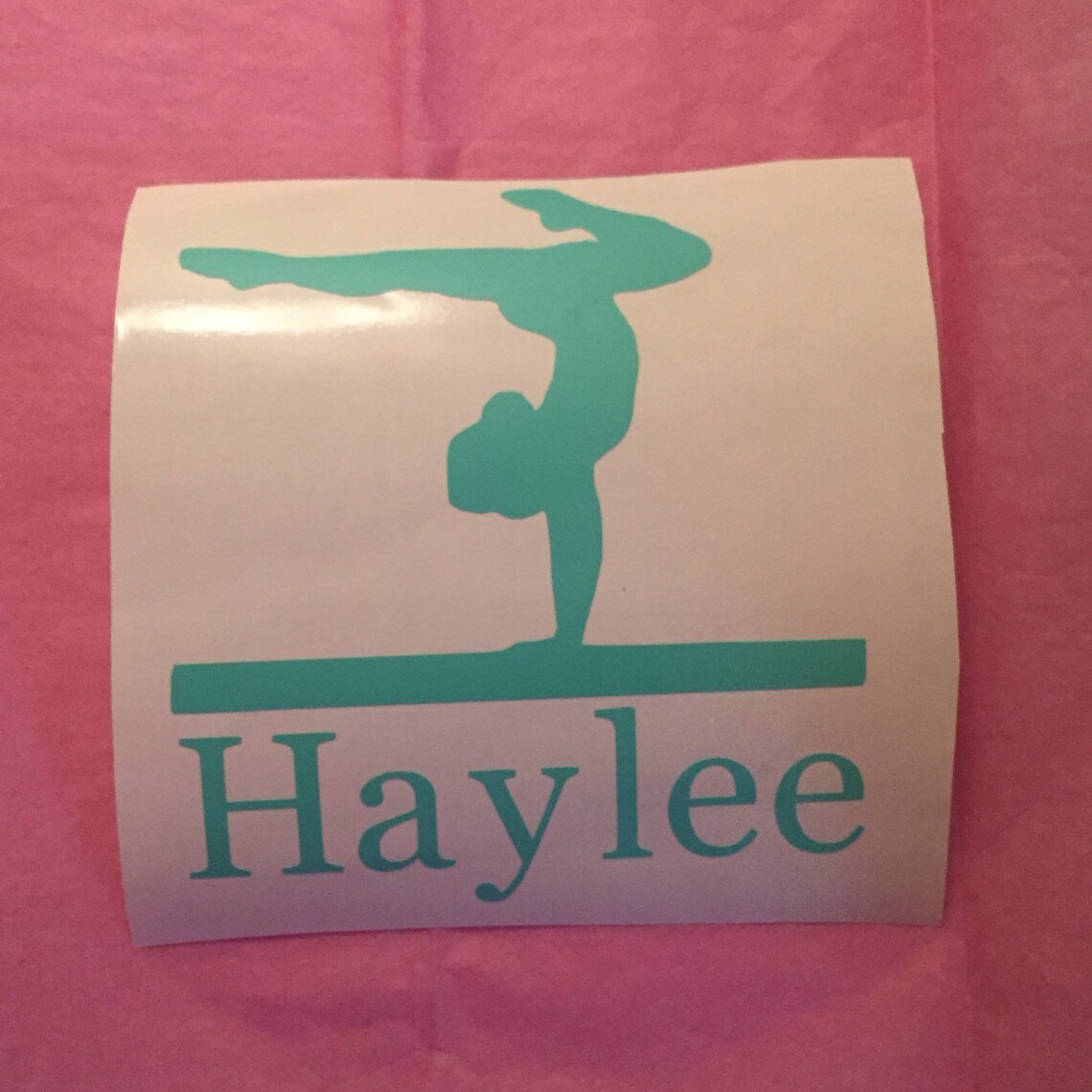Gymnast Decal Etsy