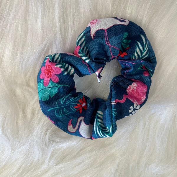 Falmingo Scrunchie/ Handmade Scrunchie/ Custom Scrunchie/ Flamingo