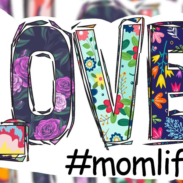 Love MomLife Sticker | Mom Sticker | Mom Life | Love Sticker | Momlife Sticker