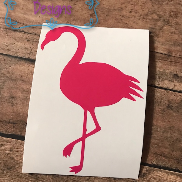 Pink Flamingo Decal | Flamingo | Pink Decal | Flamingo Decal