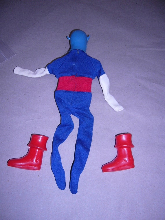 Vintage Ideal 1960s captain America Captain Action Super Hero Action Figure  Doll Outfit Set 