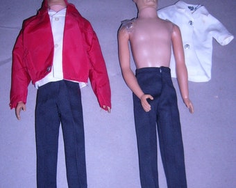 Vintage 1960s TV Show "The Man from Uncle" Secret Agent Spy action figure doll lot