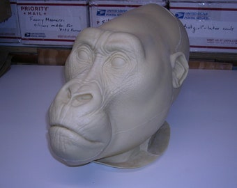 WOW!!! RARE!!! "Congo" Gorilla silverback Stan Winston life-size Head prop casting