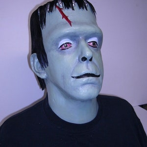 RARE!!! Famous Monsters of Filmland"Herman Munster" Display life-size Bust in plastic wax