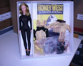 WOW! Vintage "Honey West" TV Show custom collectible doll set