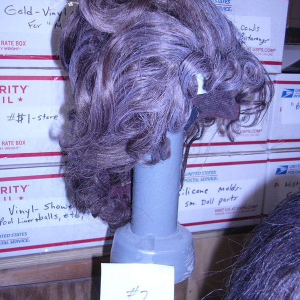 Vintage Used Un-styled Theatrical Stage Lace front Lady wigs