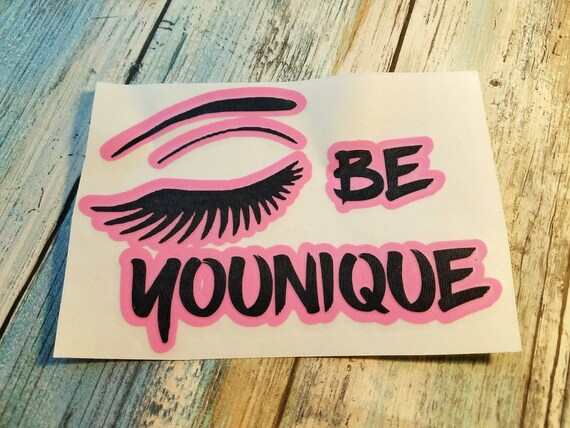 Download Free Be Younique Vinyl Decal Yeti Vehicle Laptop Lash Boss Etsy SVG Cut Files