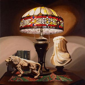 Lamps and Statuettes (Giclée Print)