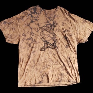 Camiseta Dog Armor con estampado tie-dye inverso *Hecha por encargo - tallas XS-10XL*