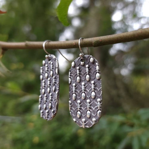 Ant shops Oval Earrings