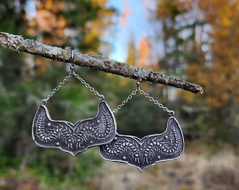 Centipede Earrings Silver *Made-To-Order *