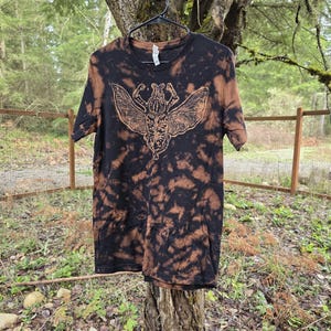 Goliath Beetle Bleach Printed Reverse Tie Dyed T-shirt *Made-to-Order sizes XS-10XL*