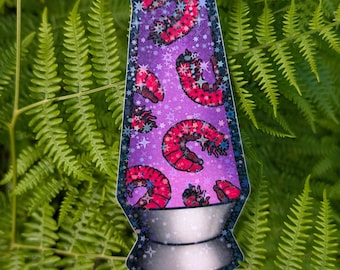 Larvae Lamp Sticker