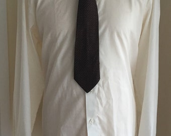 Mens 1940's reproduction spearpoint single cuff shirts