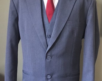 The “Foyles War” suit, a three piece single breasted pre 1941 suit ( reproduction)