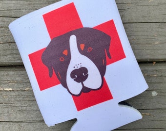 Greater Swiss Mountain Dog Koozie Cozie Bottle Can Protector Insulator - Swissy Dog Lover Beer Gift