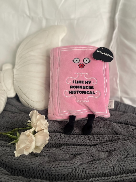 Historical Romance Book Plushie Pillow: Gift for Book Lovers
