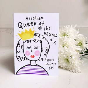 Biglietto d'auguri per la festa della mamma della Regina delle Mamme - La migliore mamma di sempre, la corona della mamma più bella, la mamma più reale