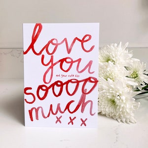 Funny Rude Bits Valentijnsdagkaart - Jubileum Love You So Much Brutale Humor