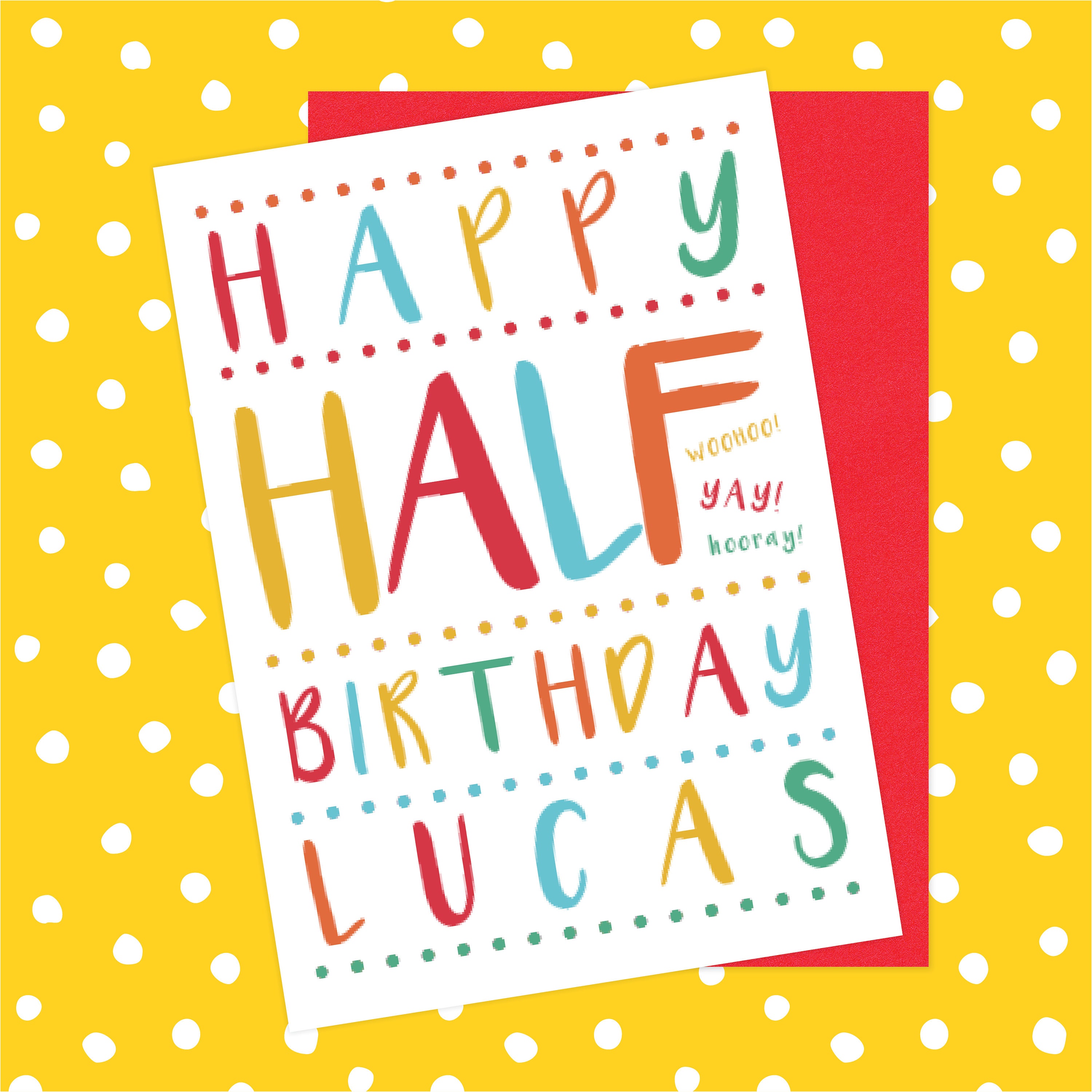 Anniversaire Personnalise De 6 Mois Demi Carte Etsy Anniversaire Personnalise De 6 Mois Demi Carte Etsy