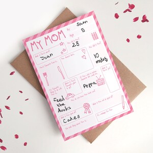 DOWNLOAD DIGITAL Cartão personalizado para o Dia das Mães - Cartão de última hora, fofo e engraçado, feliz aniversário, mãe, mamãe, mamãe, mamãe
