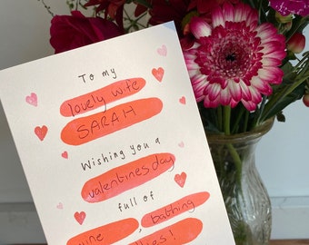Biglietto Di San Valentino Romantico Per Lui/Lei | Formato A5, Con Busta Rossa, Interno Bianco Per Messaggio Personale, Anniversario - 3