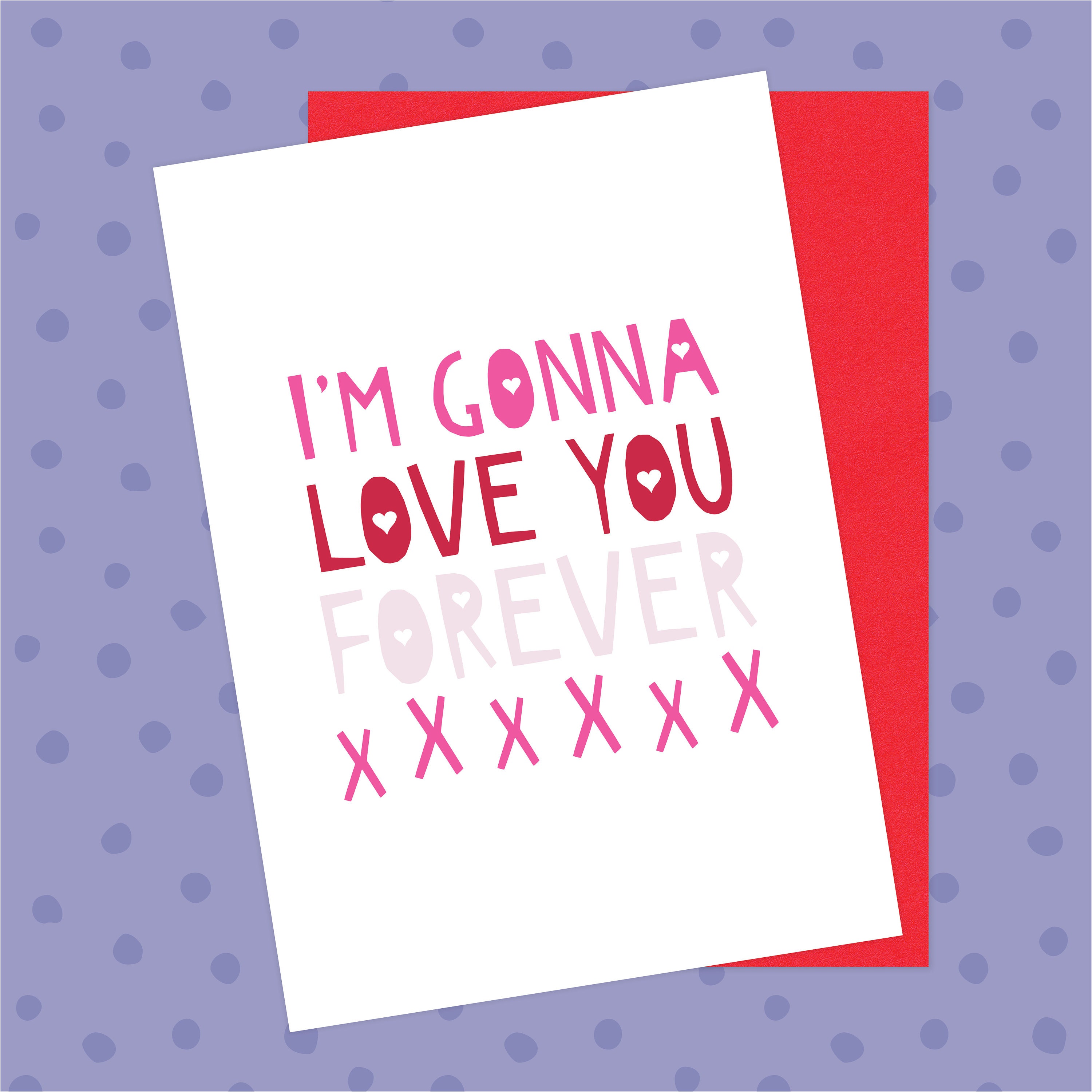 Biglietto D'Auguri Romantico Con Poesia "Love You Longer" – Per Compleanno, San Valentino, Anniversario – Per Lui E Lei