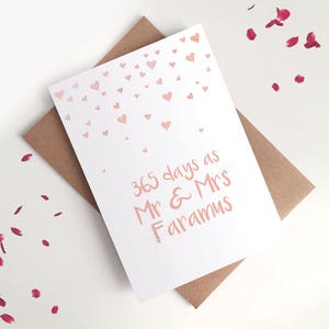 Cartão de aniversário personalizado personalizado - Aquarela Corações Brilho Ouro Prata Rubi Cartão comemorativo personalizado de felicitações