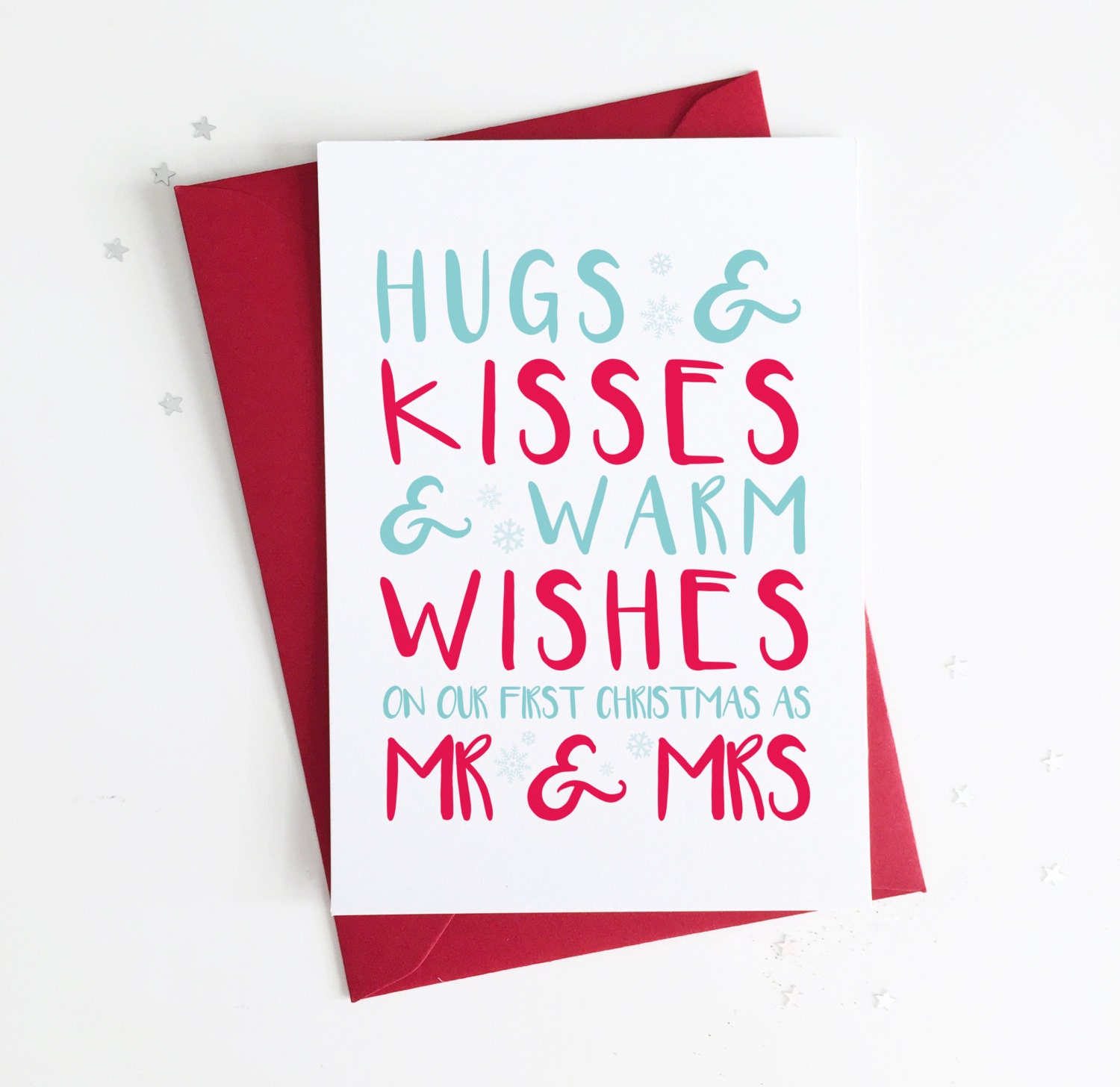 First Married Christmas Mr. And Mrs. Full Photo Holiday Card | Zazzle - View #8