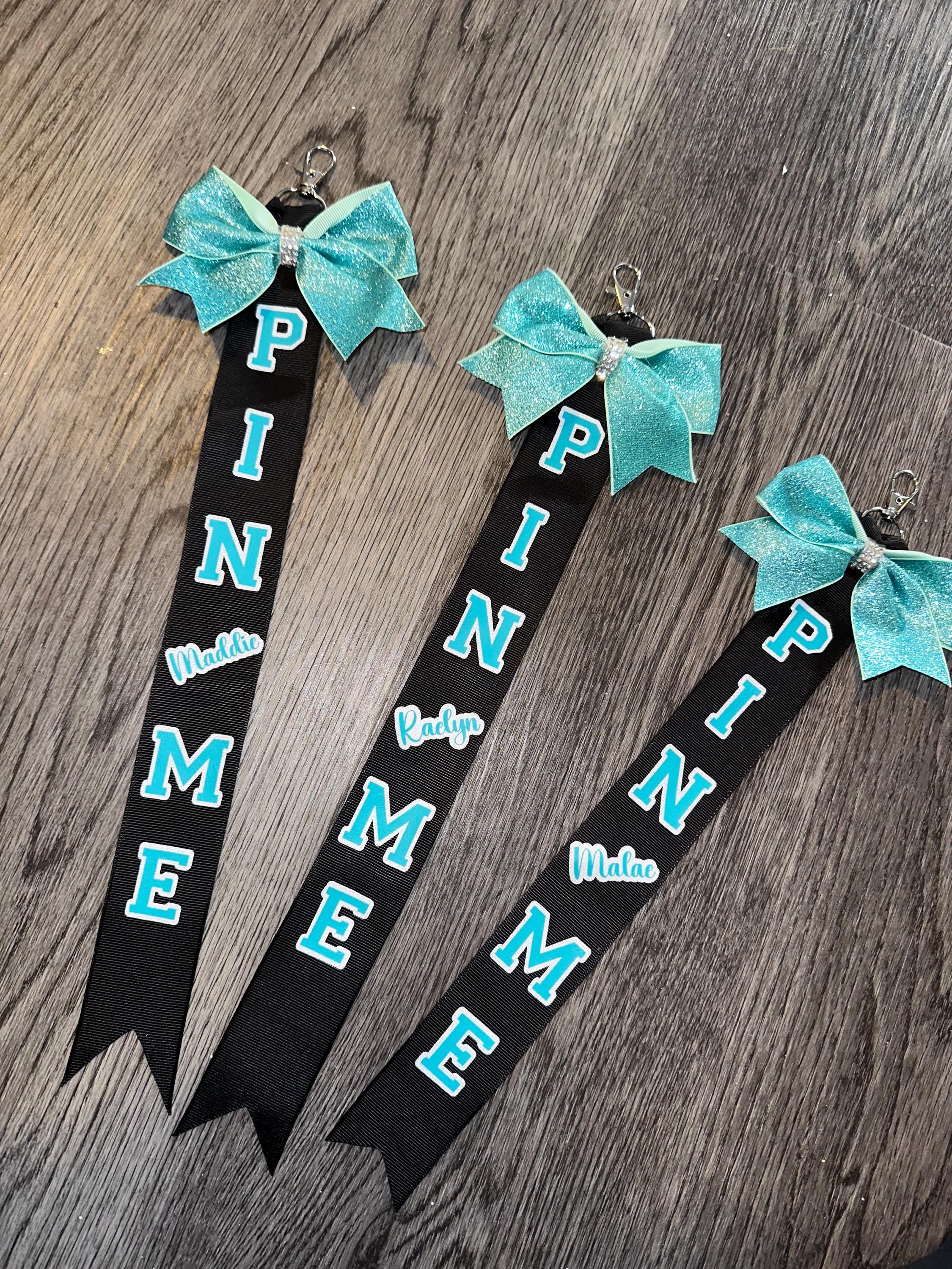 Pin Me Ribbon, Pin Me Cheer, Pin Me Cheer Ribbon, Cheer, Cheerleader ...