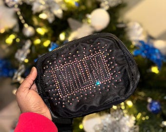 Rhinestone crossbody, Cheer crossbody, CEA, Cheer, Cheerleader, In my cheerleader era, Rhinestone, Cheer rhinestone crossbody bag, Cheer mom