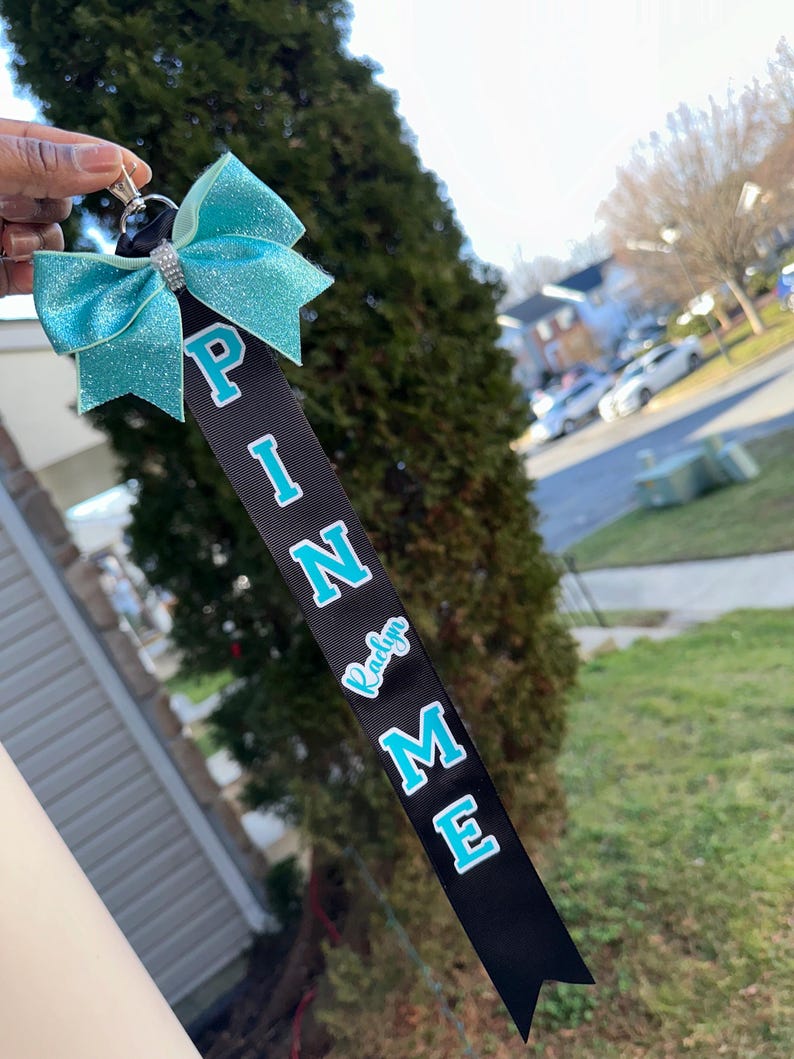 Pin Me Ribbon, Pin Me Cheer, Pin Me Cheer Ribbon, Cheer, Cheerleader ...